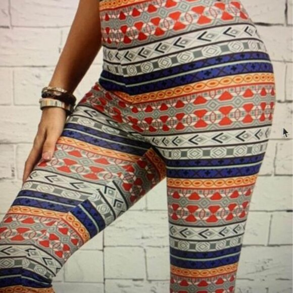 Ladies XXL Southwestern Print Leggings - Picture 10 of 10